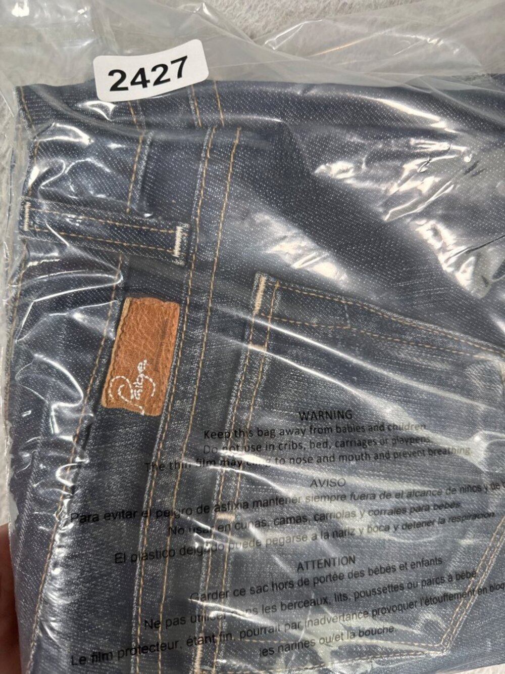 Paige Maternity Premium Denim Flare Jeans 29 Comfort Office Casual Hippie Y2K - Picture 14 of 14